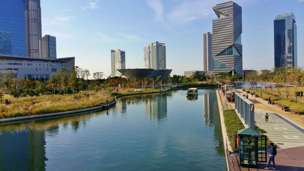 Fasilitas di Songdo Central Park