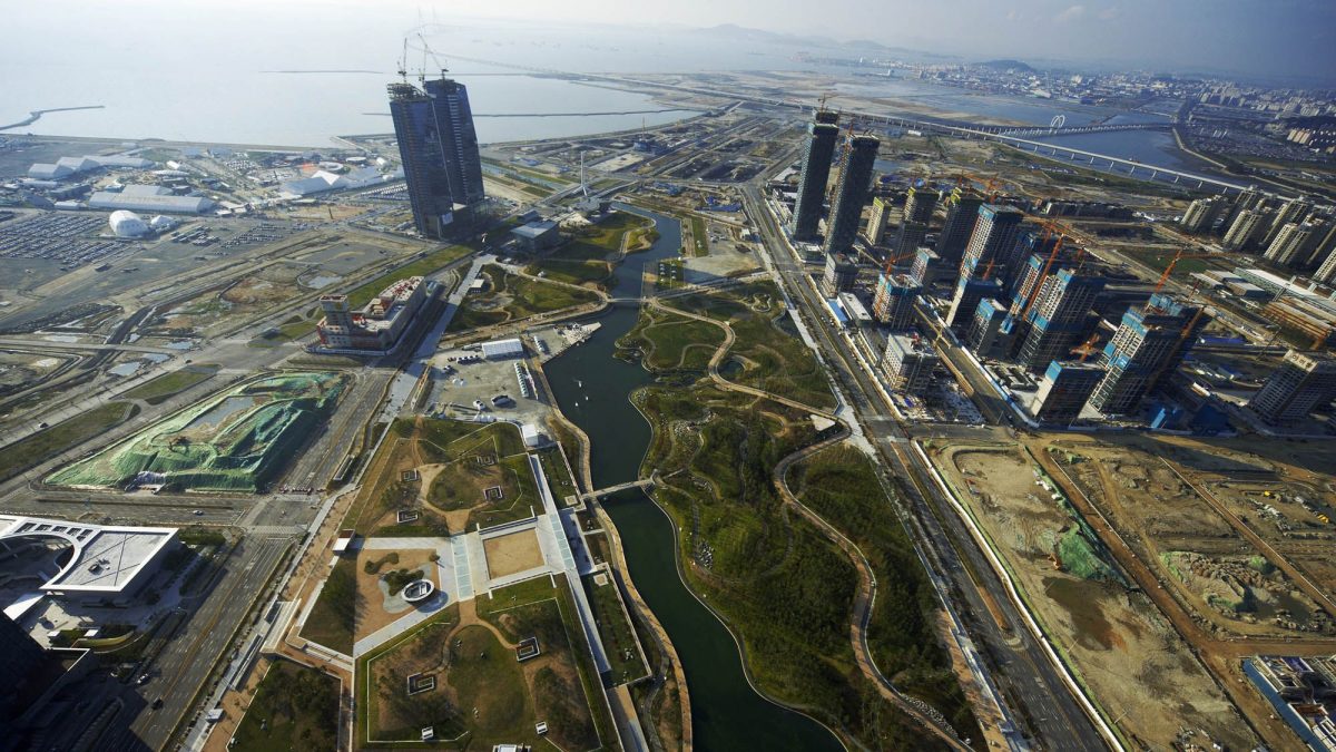 Songdo Central Park Incheon, Komplek Taman Kota Ala New York di Korea Selatan
