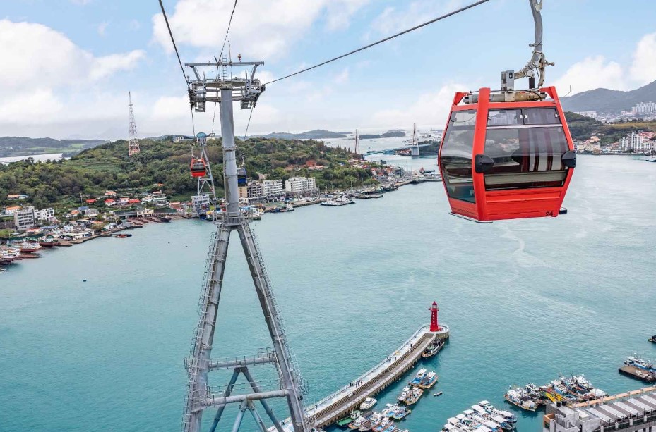 Yeosu Maritime Cable Car Korea Selatan, Foto Visit Korea